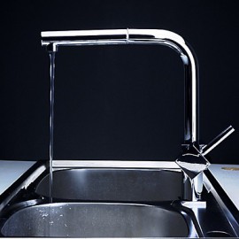 Deck Mounted Single Handle One Hole with Chrome Kitchen Tap