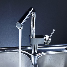 Deck Mounted Single Handle One Hole with Chrome Kitchen Tap