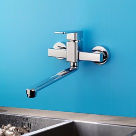 Centerset Single Handle Two Holes with Chrome Kitchen Tap