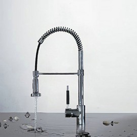 Deck Mounted Single Handle One Hole with Chrome Kitchen Tap