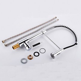 Deck Mounted Single Handle One Hole with Chrome Kitchen Tap