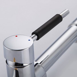 Deck Mounted Single Handle One Hole with Chrome Kitchen Tap