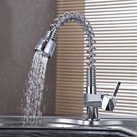 Deck Mounted Single Handle One Hole with Chrome Kitchen Tap