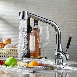 Deck Mounted Single Handle One Hole with Chrome Kitchen Tap