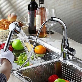 Deck Mounted Single Handle One Hole with Chrome Kitchen Tap