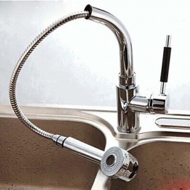 Deck Mounted Single Handle One Hole with Chrome Kitchen Tap