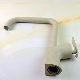 Deck Mounted Single Handle One Hole with Painting Kitchen Tap