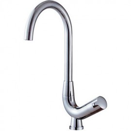 Deck Mounted Single Handle One Hole with Chrome Kitchen Tap