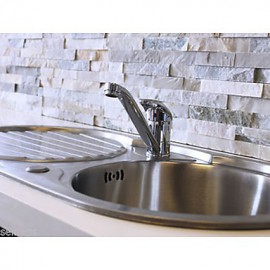 American Standard Deck Mounted Single Handle One Hole with Chrome Kitchen Tap