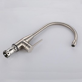 Kitchen Tap Contemporary Pre Rinse Stainless Steel Brushed