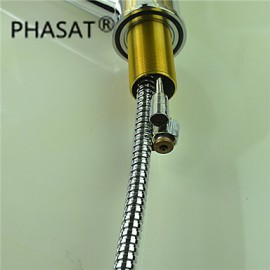 Deck Mounted Single Handle One Hole with Chrome Kitchen Tap