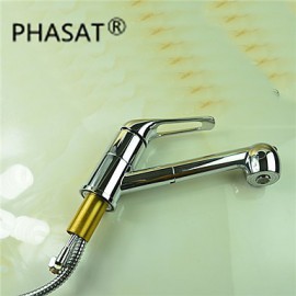 Deck Mounted Single Handle One Hole with Chrome Kitchen Tap