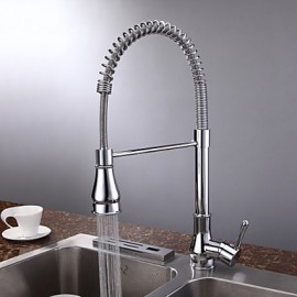 Deck Mounted Single Handle One Hole with Chrome Kitchen Tap