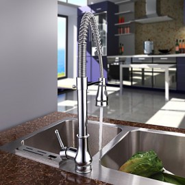 Deck Mounted Single Handle One Hole with Chrome Kitchen Tap
