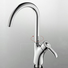 European Simple Style Hot and Cold Water Brass Bathroom Kitchen Tap