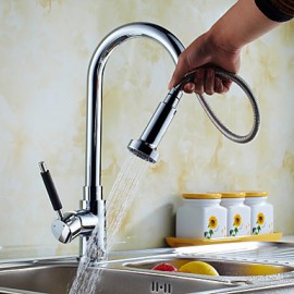 Deck Mounted Single Handle One Hole with Chrome Kitchen Tap