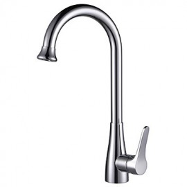 Deck Mounted Single Handle One Hole with Chrome Kitchen Tap