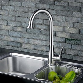 Deck Mounted Single Handle One Hole with Chrome Kitchen Tap