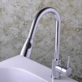 Deck Mounted Single Handle One Hole with Chrome Kitchen Tap