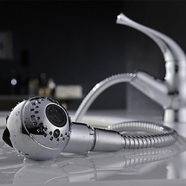 Deck Mounted Single Handle One Hole with Chrome Kitchen Tap