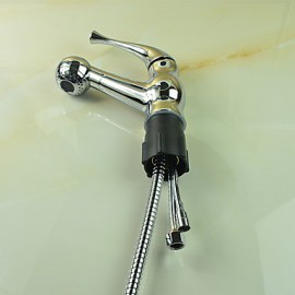 Deck Mounted Single Handle One Hole with Chrome Kitchen Tap