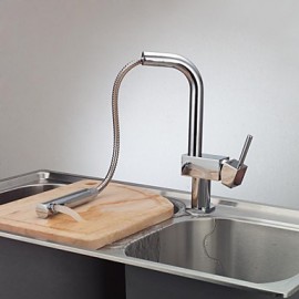 Deck Mounted Single Handle One Hole with Chrome Kitchen Tap