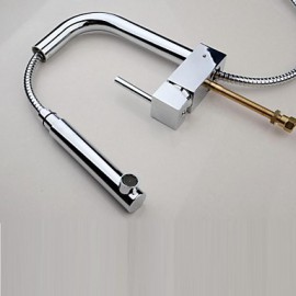 Deck Mounted Single Handle One Hole with Chrome Kitchen Tap