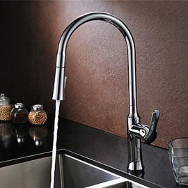 Deck Mounted Single Handle One Hole with Chrome Kitchen Tap