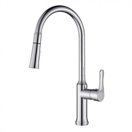 Deck Mounted Single Handle One Hole with Chrome Kitchen Tap