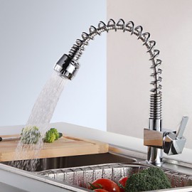 Deck Mounted Single Handle One Hole with Chrome Kitchen Tap
