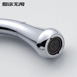 Deck Mounted Single Handle One Hole with Chrome Kitchen Tap