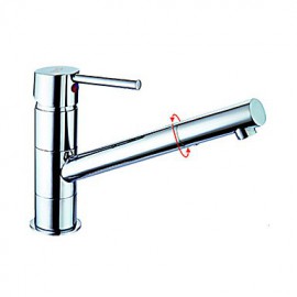 Centerset Single Handle One Hole with Chrome Kitchen Tap