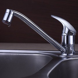 Deck Mounted Single Handle One Hole with Chrome Kitchen Tap