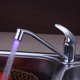 Deck Mounted Single Handle One Hole with Chrome Kitchen Tap