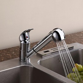 Deck Mounted Single Handle One Hole with Chrome Kitchen Tap
