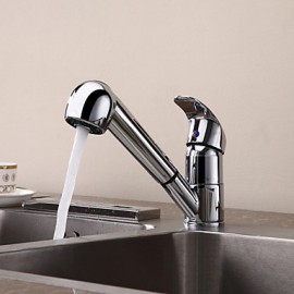Deck Mounted Single Handle One Hole with Chrome Kitchen Tap