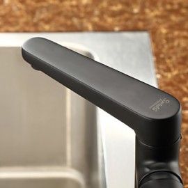 Kitchen Tap Centerset with Painting Single Handle One Hole