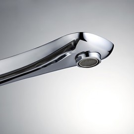 Kitchen Tap Centerset with Chrome Single Handle One Hole