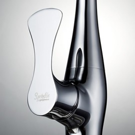 Kitchen Tap Centerset with Chrome Single Handle One Hole