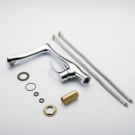 Kitchen Tap Centerset with Chrome Single Handle One Hole