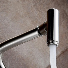 Deck Mounted Single Handle One Hole with Brushed Kitchen Tap