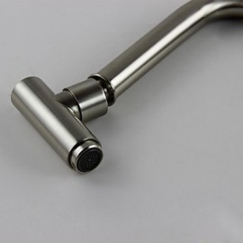 Deck Mounted Single Handle One Hole with Brushed Kitchen Tap