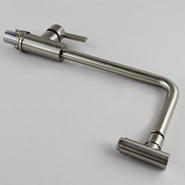 Deck Mounted Single Handle One Hole with Brushed Kitchen Tap