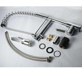 Chrome Finish Kitchen Tap with Color Changing LED Light