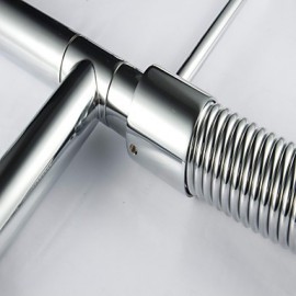 Chrome Finish Kitchen Tap with Color Changing LED Light