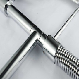 Chrome Finish Kitchen Tap with Color Changing LED Light