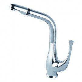 Deck Mounted Single Handle One Hole with Chrome Kitchen Tap