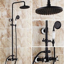 Shower Tap Antique Handshower Included / Rain Shower Brass Oil-rubbed Bronze