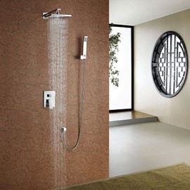 Contemporary Shower Tap with 8 inch Shower head + Hand Shower