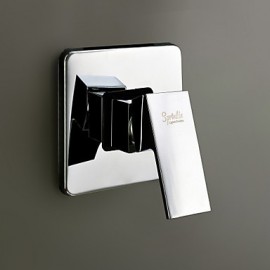 Shower Tap Wall Mount with Chrome Single Handle Two Holes